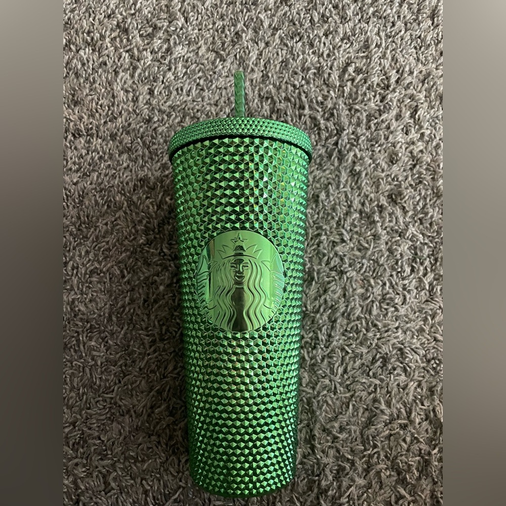 Starbucks Emerald Green Textured Tumbler
